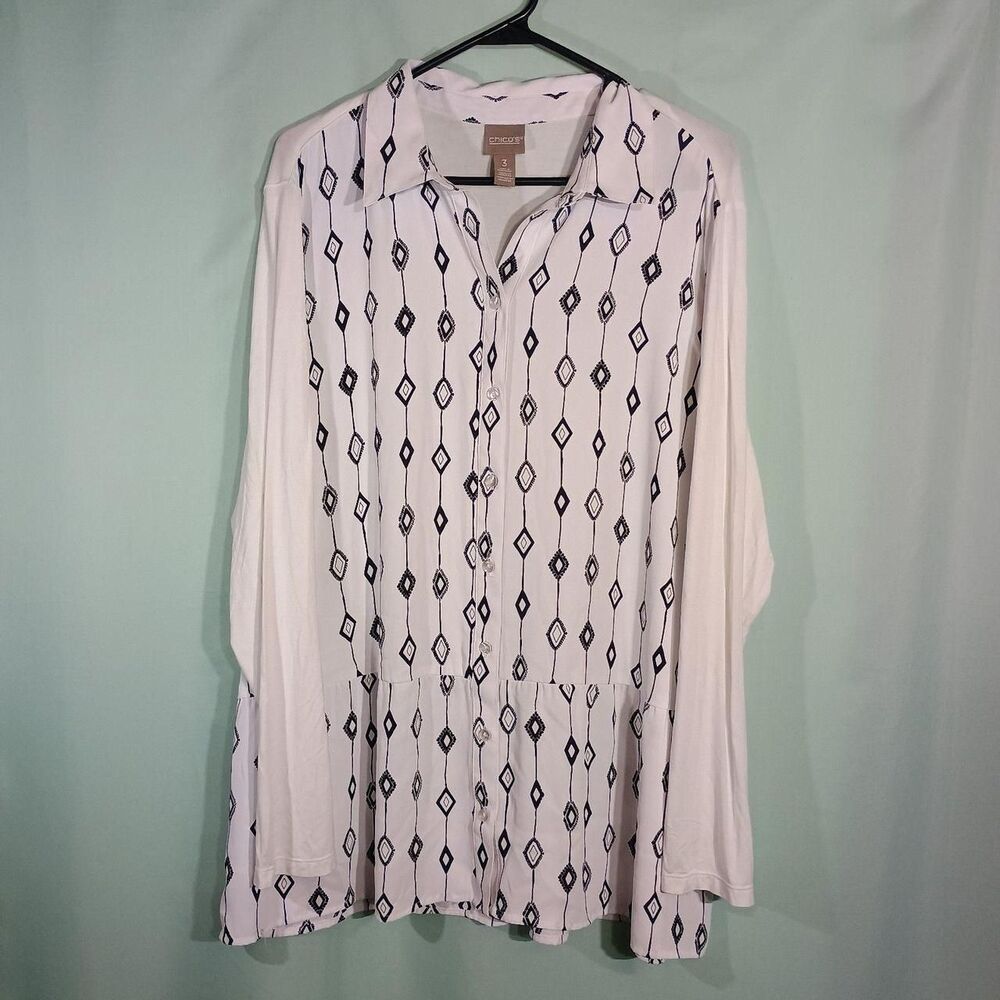 Chico-s Women's Multi Blouse